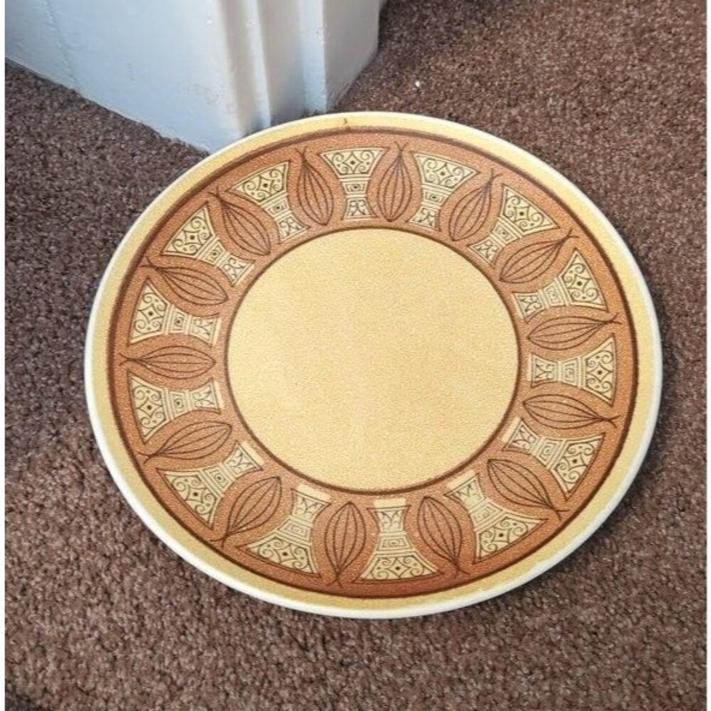 Vintage Anchor Hocking Honey Gold Ironstone Plate